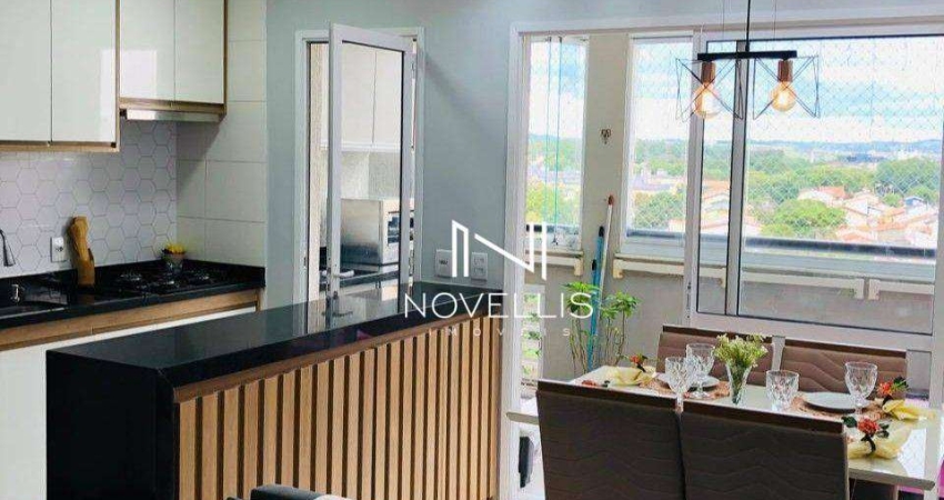 Apartamento com 3 dormitórios à venda, 70 m² por R$ 695.000 - Vila Industrial - São José dos Campos/SP