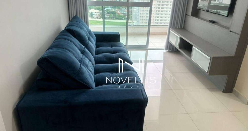 Apartamento com 1 dormitório para alugar, 49 m² por R$ 4.055,00/mês - Jardim das Colinas - São José dos Campos/SP