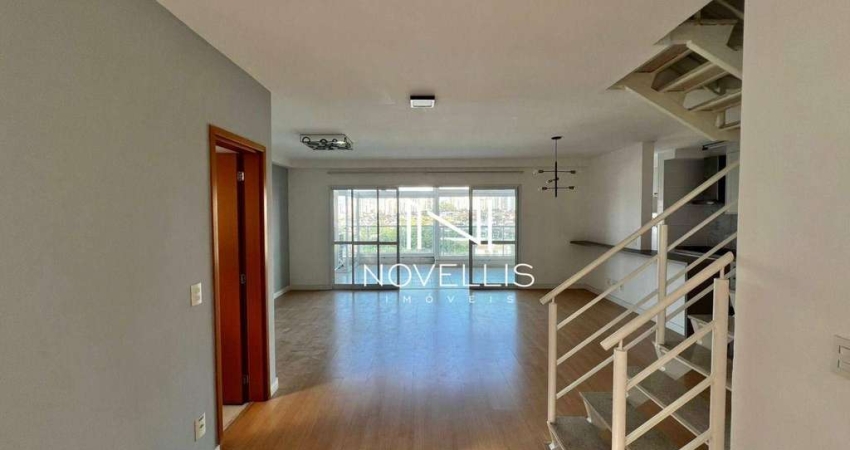 Apartamento com 3 dormitórios para alugar, 133 m² por R$ 10.370,00/mês - Vila Ema - São José dos Campos/SP