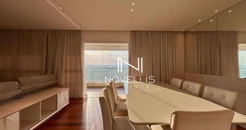 Apartamento com 3 dormitórios para alugar, 142 m² por r$ 9.465,00/mês - jardim das indústrias - são josé dos campos/sp