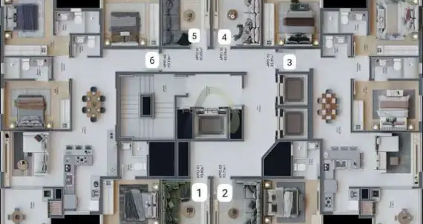 Apartamento com 3 quartos à venda na Avenida Governador Celso Ramos (D2) (D3) (D4) (D5) (D6) (D7), 1, Balneário Perequê, Porto Belo