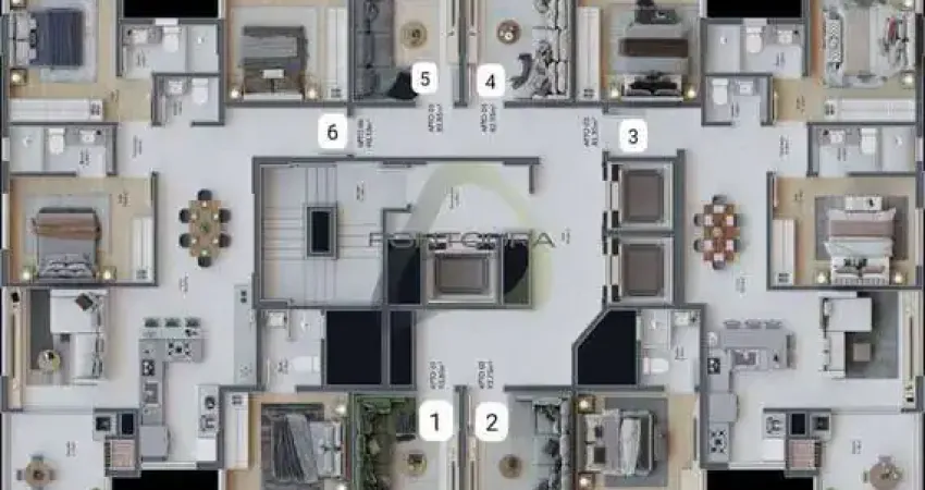 Apartamento com 3 quartos à venda na Avenida Governador Celso Ramos (D2) (D3) (D4) (D5) (D6), 1, Balneário Perequê, Porto Belo