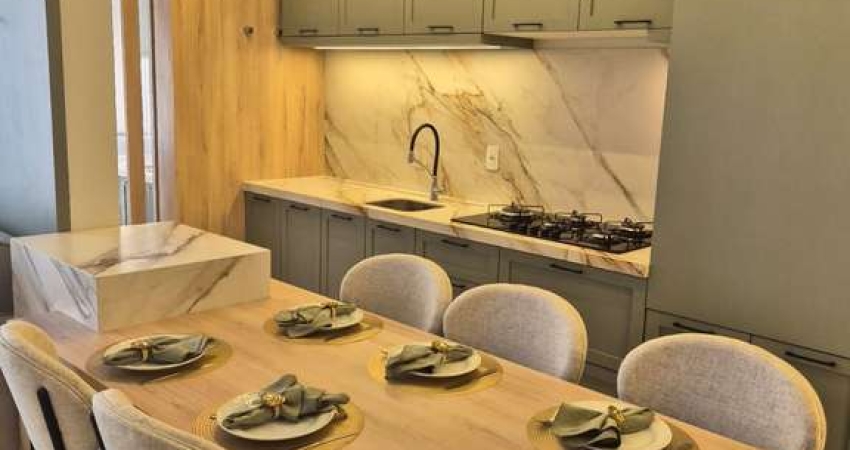 Apartamento novo mobiliado suite + 1 Bairro Esplanada 2 vagas (em gaveta) posiçã
