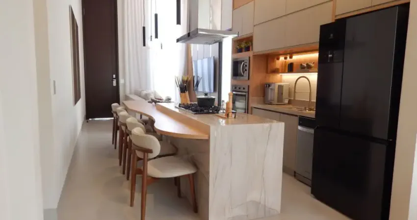 Casa Térrea 124 a 136,13 m2 | Piscina | Condomínio Fechado - Senador Canedo/GO