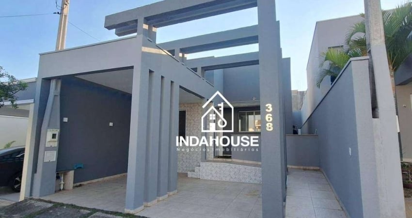 Casa com 3 dormitórios para alugar, 105 m² - Jardim Park Real - Indaiatuba/SP