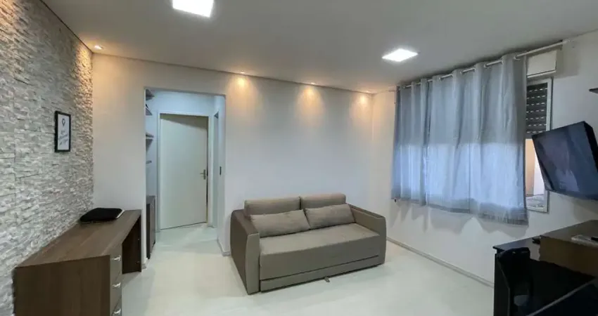 Apartamento mobiliado para locação no coração de canoas – elegância e conforto.