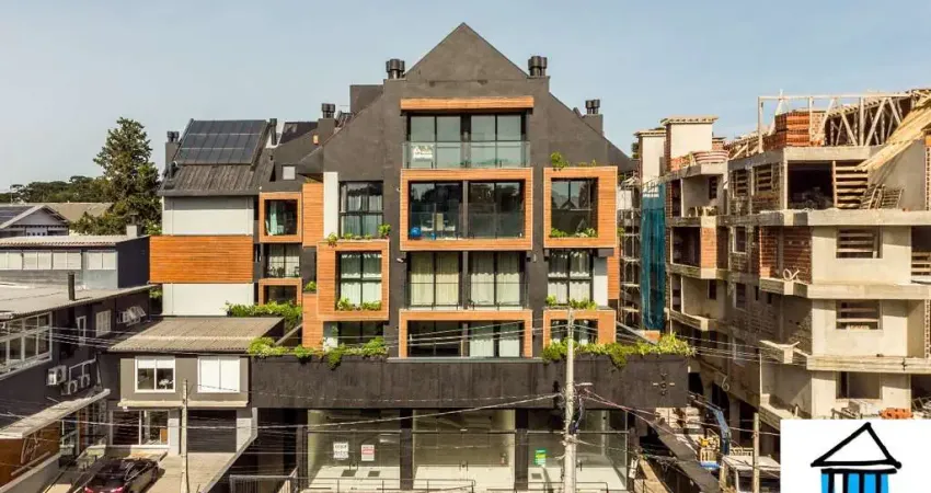 Apartamento 1 dormitório com enorme terraço terraço em canela/rs