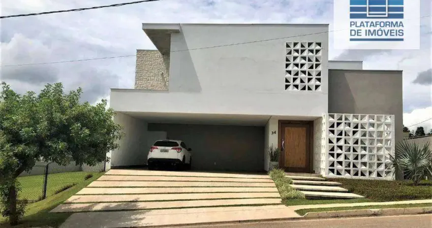 Casa com 3 dormitórios à venda, 400 m² por R$ 3.600.000,00 - Condomínio Residencial Sete Lagos - Itatiba/SP