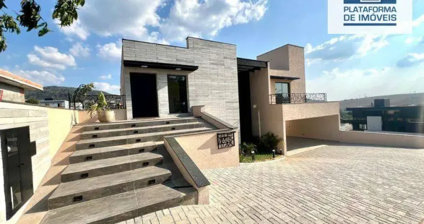 Casa com 5 dormitórios à venda, 370 m² por r$ 2.800.000,00 - condomínio terras de santa cruz - bragança paulista/sp
