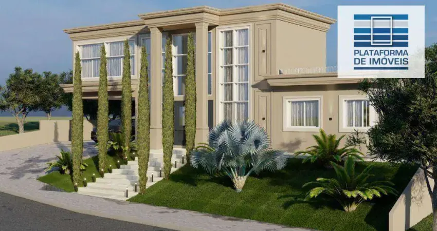 Casa com 4 dormitórios à venda, 473 m² por r$ 3.500.000,00 - condomínio residencial sete lagos - itatiba/sp