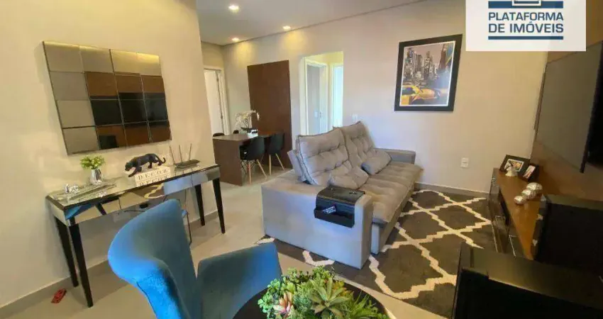 Apartamento com 3 dormitórios para alugar, 78 m² por r$ 4.500,00/mês - edifício residencial tangará - bragança paulista/sp