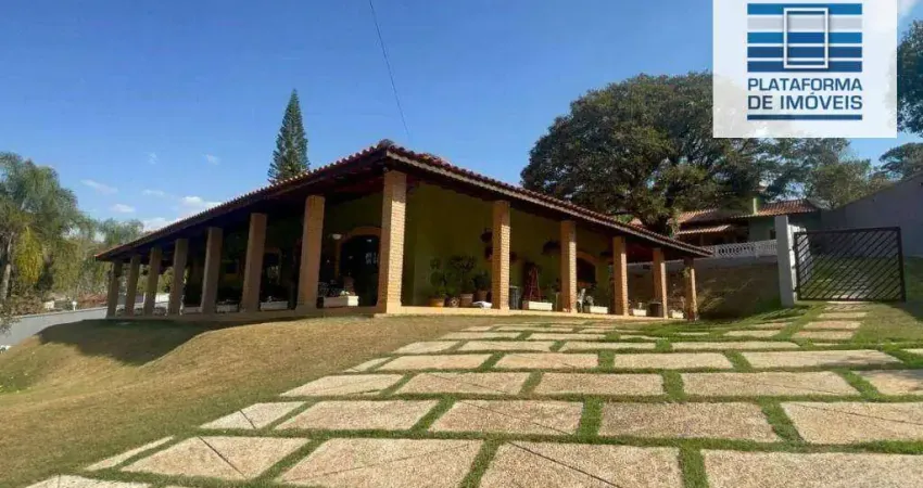 Chácara com 3 dormitórios à venda, 2000 m² por r$ 1.600.000,00 - bairro do tanque - atibaia/sp