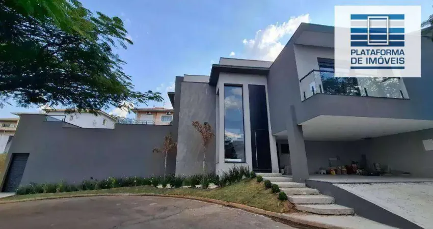 Casa com 3 dormitórios à venda, 230 m² por r$ 2.199.000,00 - condomínio residencial euroville - bragança paulista/sp