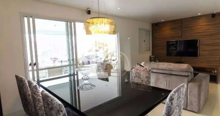 Apartamento com 3 dormitórios para alugar, 137 m² por r$ 10.808,00/mês - vila regente feijó - são paulo/sp