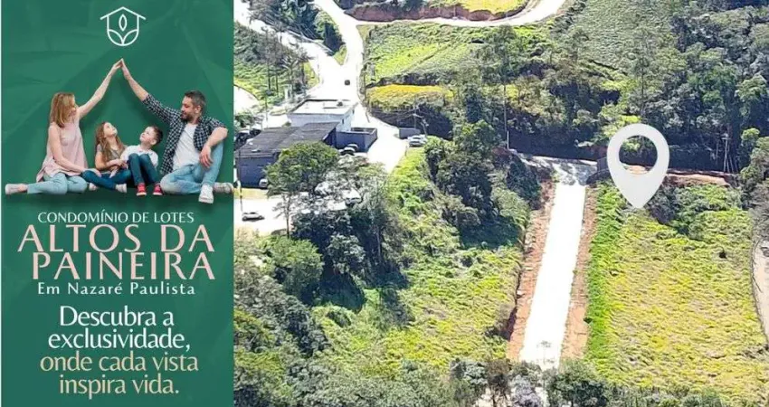 Lançamento de lotes em Nazaré Paulista Pagamento Facilitado a partir R$844 Mês