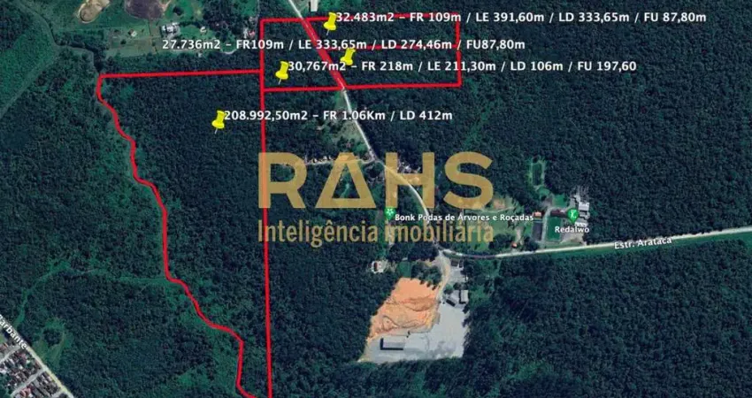 Terreno à venda na Estrada Arataca, São Marcos, Joinville