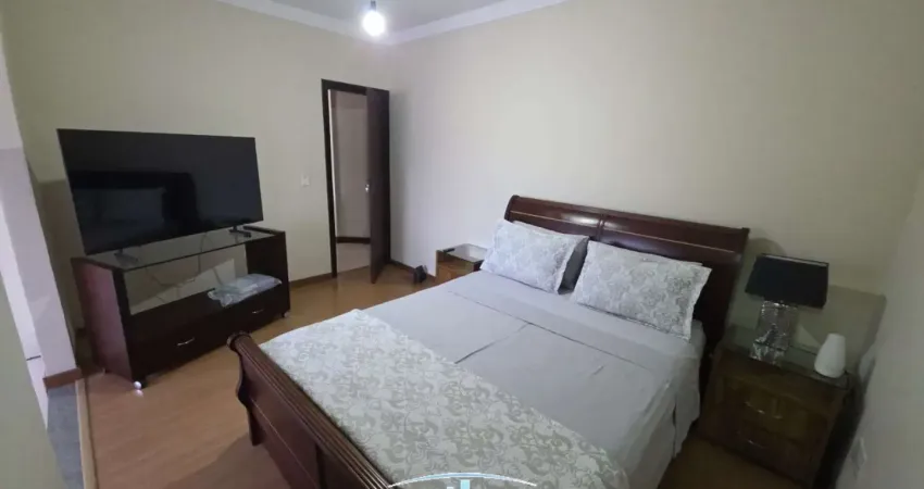 Código 4632 - aluga casa mobiliada no bairro jardim panorama, 03 quartos com cama queen, sendo 01 suíte com televisão