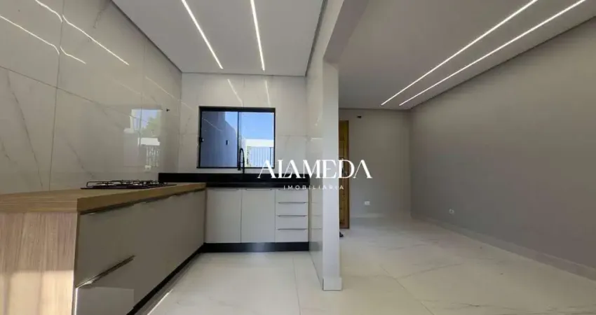 Casa com 3 quartos sendo 1 suíte e armário na cozinha para alugar, 75 m² por r$ 2.650/mês - jardim montecatini - londrina/pr