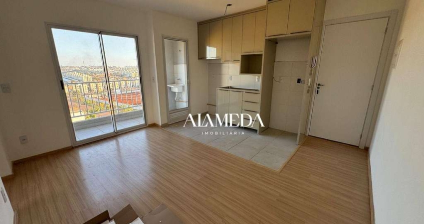 Apartamento com 2 Quartos com Armário na Cozinha e Quarto Sacada com Churrasqueira para alugar, 47 m² por R$ 1.200/mês - Perobinha - Londrina/PR