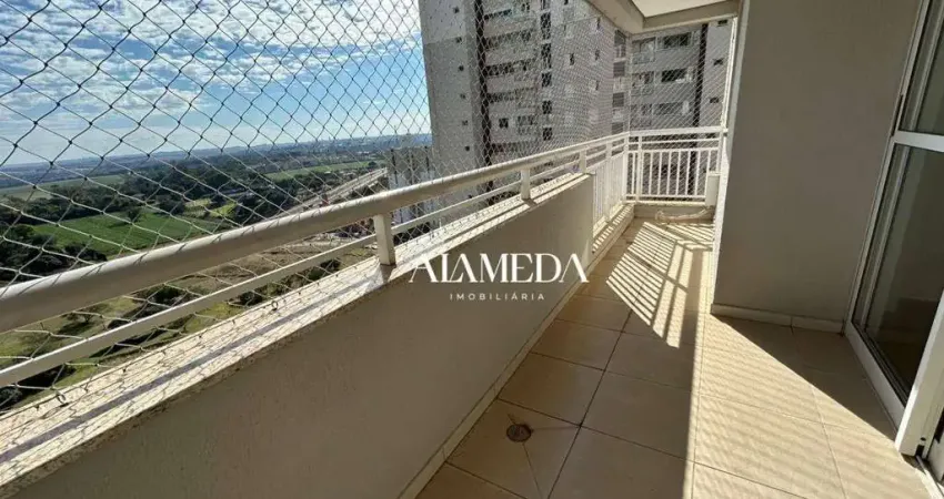 Apartamento com 3 quartos sendo 1 suíte para alugar, 77 m² por r$ 3.000/mês - gleba fazenda palhano - londrina/pr