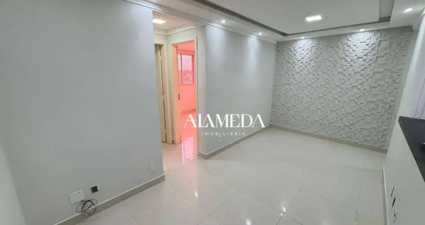 Apartamento com 2 quartos próximo ao hospital universitário hu para alugar, 47 m² por r$ 1.200/mês - jardim nações unidas - londrina/pr