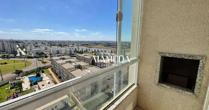 Apartamento com 2 quartos e armários planejados no laguna málaga para alugar, 47 m² por r$ 1.451/mês - acquaville - londrina/pr