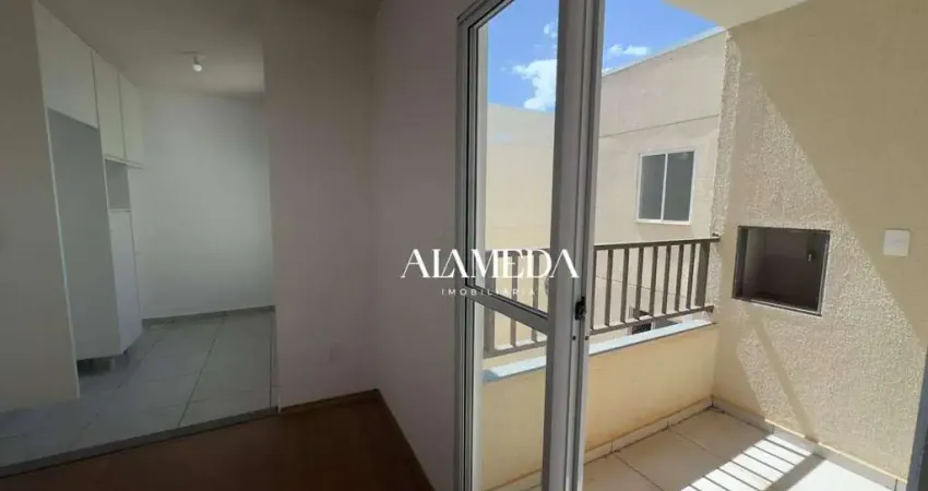 Apartamento com 2 quartos, cozinha planejada e sacada para alugar, 47 m² por r$ 1.300/mês - acquaville - londrina/pr