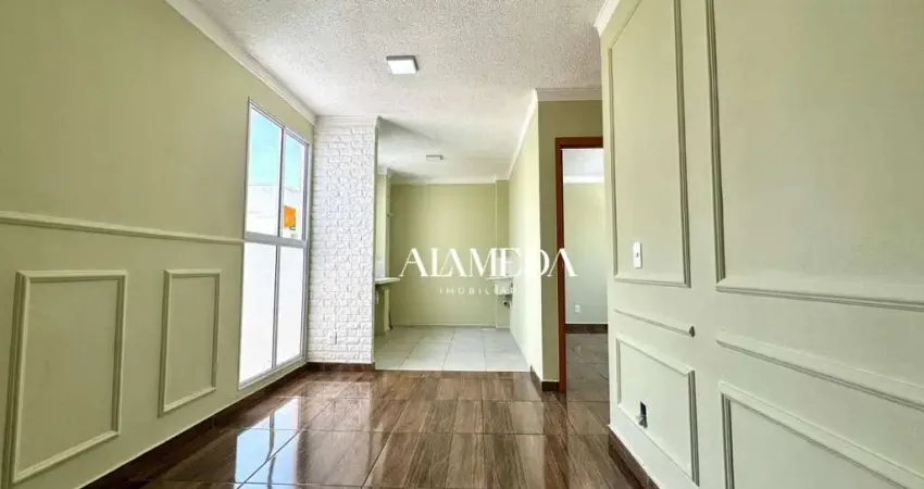 Apartamento com 2 quartos para alugar próximo a faculdade tecnológica, 47 m² por r$ 950/mês - acquaville - londrina/pr