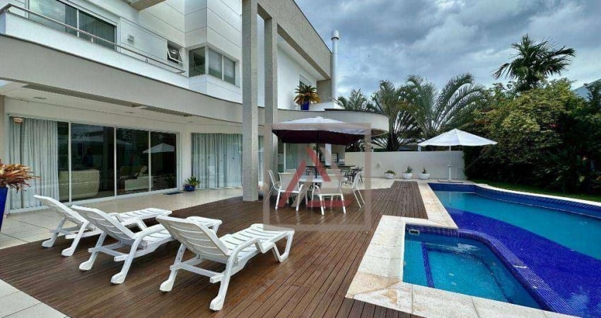 Casa com 5 quartos à venda, 384 m² por R$ 6.000.000 - Jurerê Internacional - Florianópolis/SC