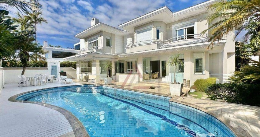 Casa com 5 quartos à venda, 627 m² por R$ 12.000.000 - Jurerê Internacional - Florianópolis/SC