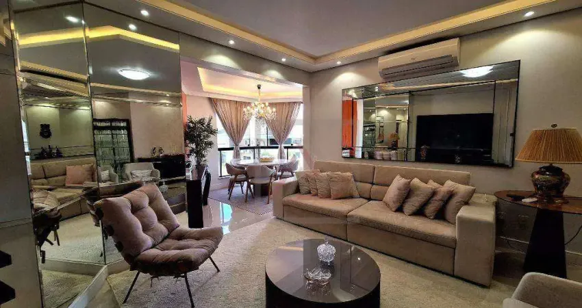 Apartamento com 3 quartos, sendo todos suítes à venda, 128 m² por r$ 2.950.000 - jurerê internacional - florianópolis/sc