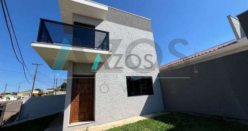 SOBRADO COM 03 DORMITÓRIOS A VENDA NO JD. DAS GRAÇAS EM COLOMBO POR R$550.000,00