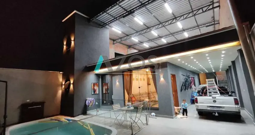 Belíssima casa com piscina aquecida localizada no maracanã em colombo