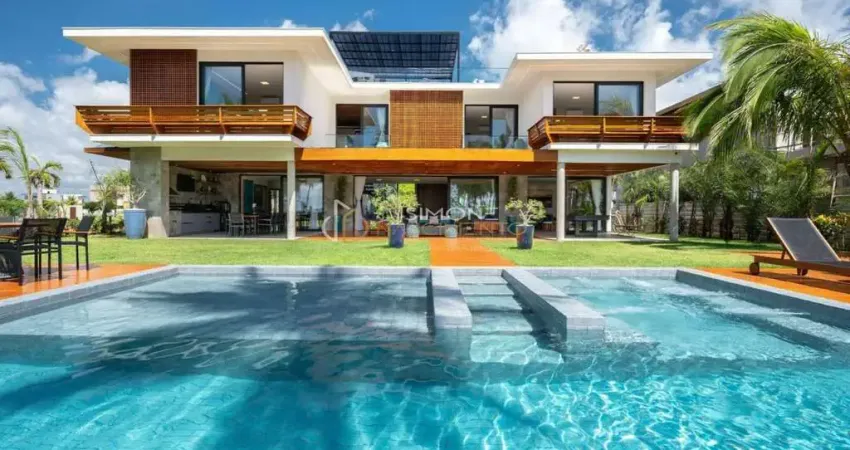 Casa de condomínio para vender pé na areia na praia do forte. com 800m² de área útil e 8 suítes.