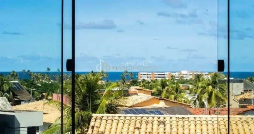 Apartamento 2/4 com vista mar decorado em vilas do atlântico - porteira fechada.