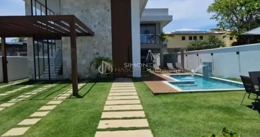 Casa em condomínio fechado com 7 quartos à venda na Rua Guaricema, 00, Guarajuba, Camaçari