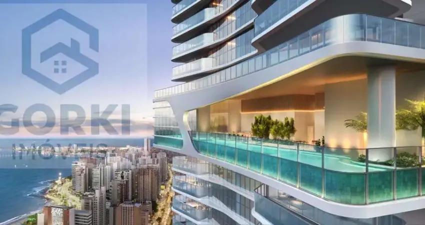 Apartamento alto padrão para venda em fortaleza, meireles, 4 dormitórios, 4 suítes, 5 banheiros, 5 vagas