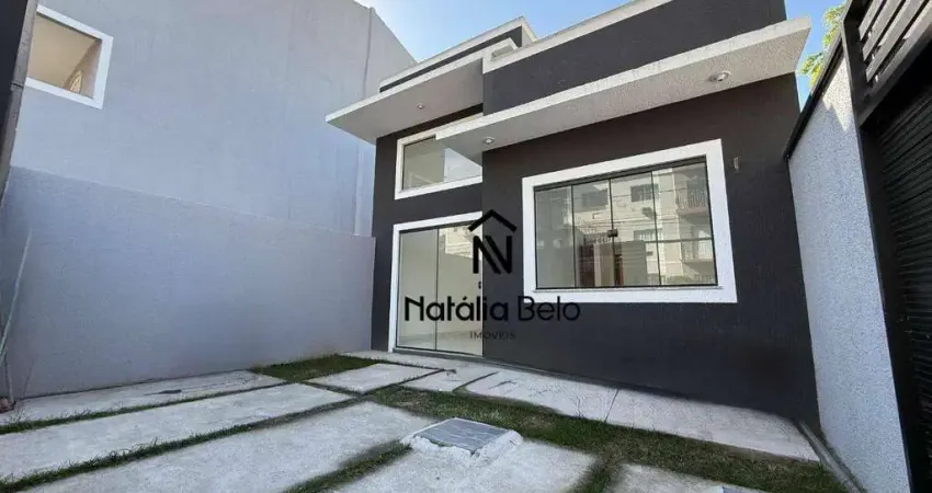 Casa linear com 02 quartos, 60 m² por r$ 320.000 - chácara mariléa - rio das ostras/rj