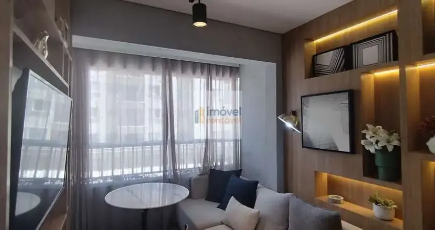 Apartamento de 1 quarto com sacada em condominio com lazer completo