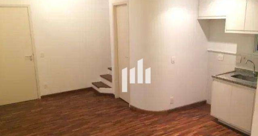 Apartamento Duplex com 1 dormitório para alugar, 43 m² por R$ 4.600,00/mês - Itaim - São Paulo/SP