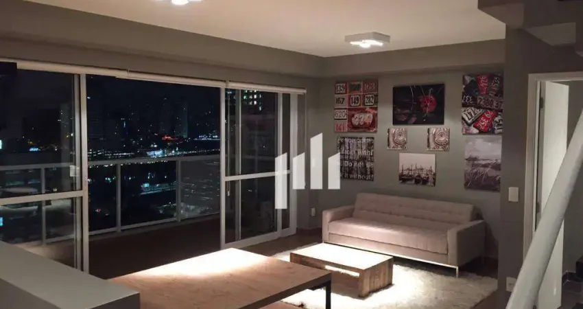 Apartamento duplex com 1 dormitório à venda, 89 m² por r$ 1.780.000,00 - brooklin - são paulo/sp