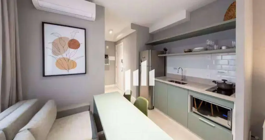 Apartamento com 1 quarto à venda, 24 m² por r$ 480.000 - brooklin paulista !!!