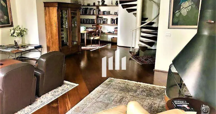 Apartamento duplex com 3 dormitórios à venda, 240 m² por r$ 1.790.000,00 - moema - são paulo/sp