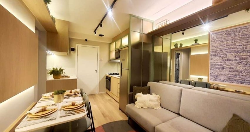 Imperdível! Apartamento à venda em São Paulo-SP, na Barra Funda, com 2 quartos, 1 sala, 1 banheiro e 35m² de área.