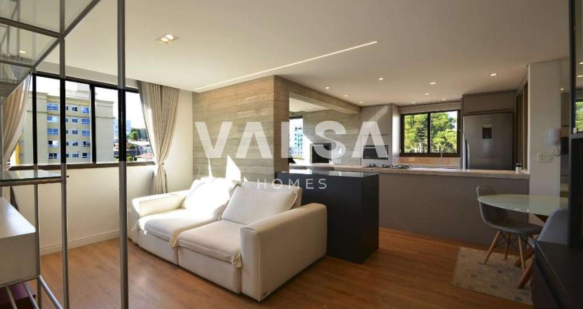 Apartamento mobiliado com 76.73 m², 2 quartos sendo 1 suíte à venda no bairro Vila Izabel.