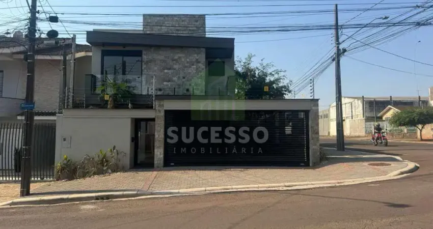 Sobrado à venda no bairro alto alegre, 1 suíte, 2 quartos, 1 vaga em cascavel/pr