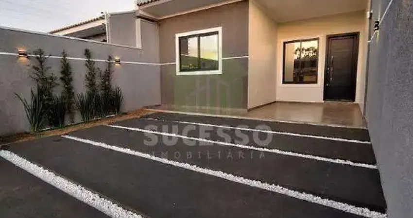 Casa com suíte + 2 dormitórios no loteamento recanto dos pássaros.