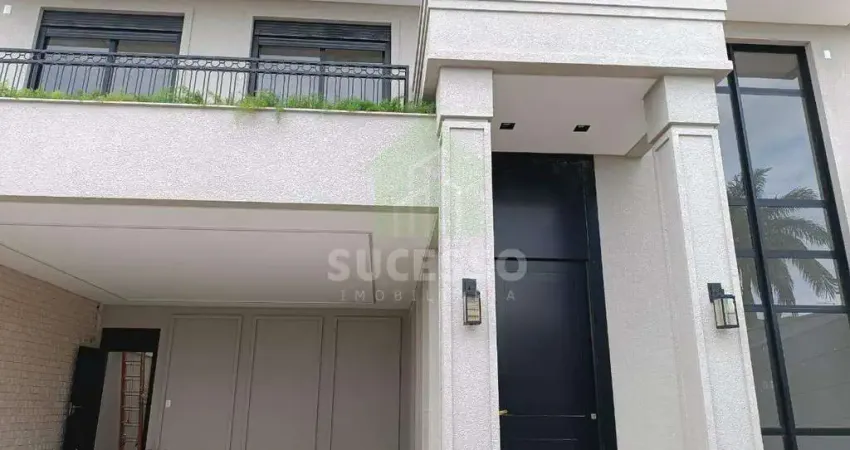 Sobrado neoclássico de alto padrão com 4 suítes e área gourmet – região do lago