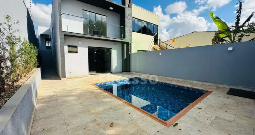 Sobrado invertido com 1 suíte e 2 quartos no bairro coqueiral com piscina