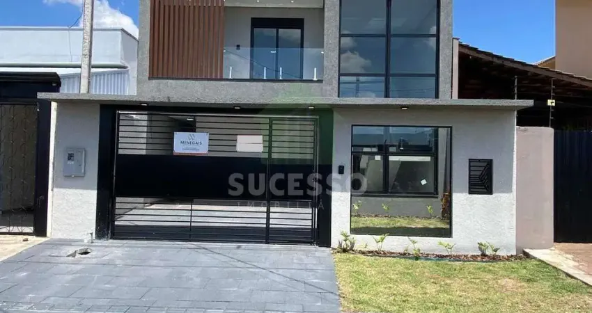 Sobrado no pioneiros catarinenses - suíte + 2 quartos, 2 vagas